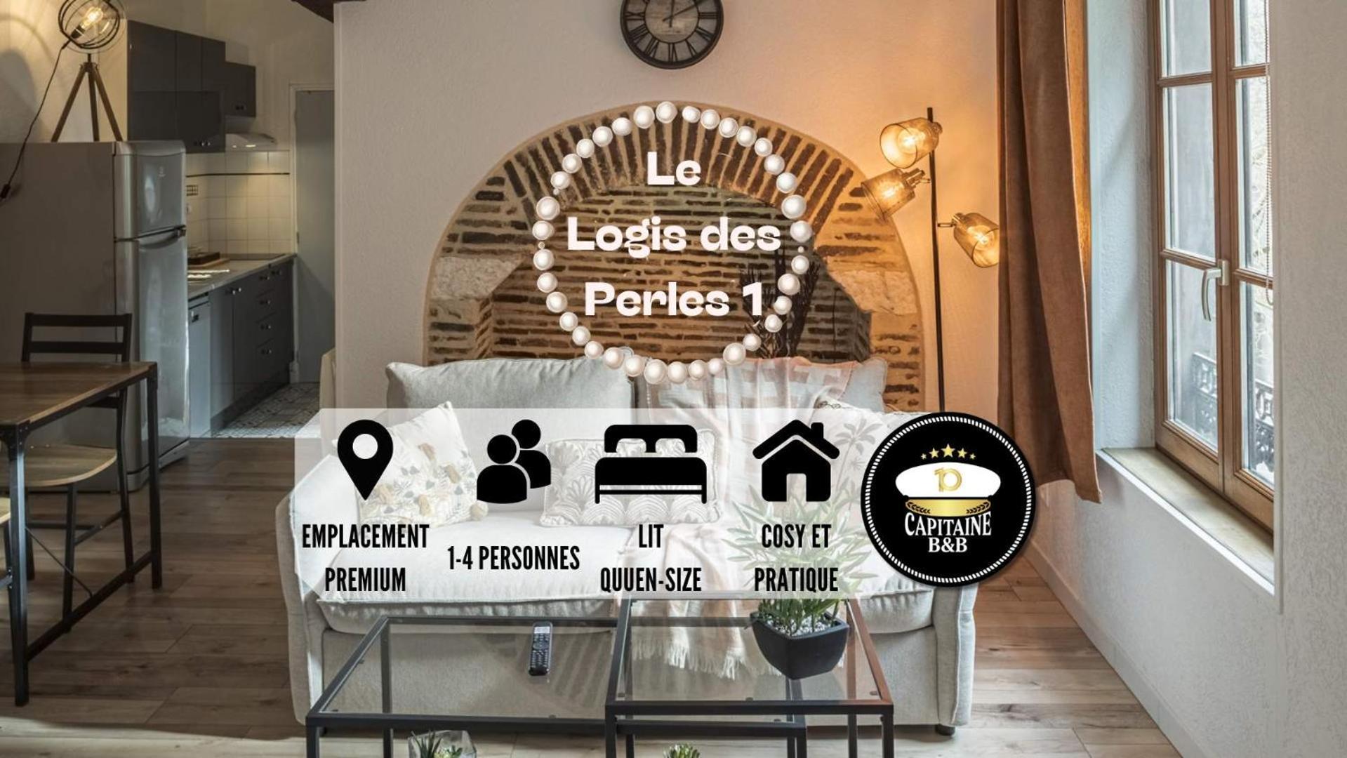 Le Logis Des Perles 1 - Emplacement Ideal - 4 Pers Apartment Troyes